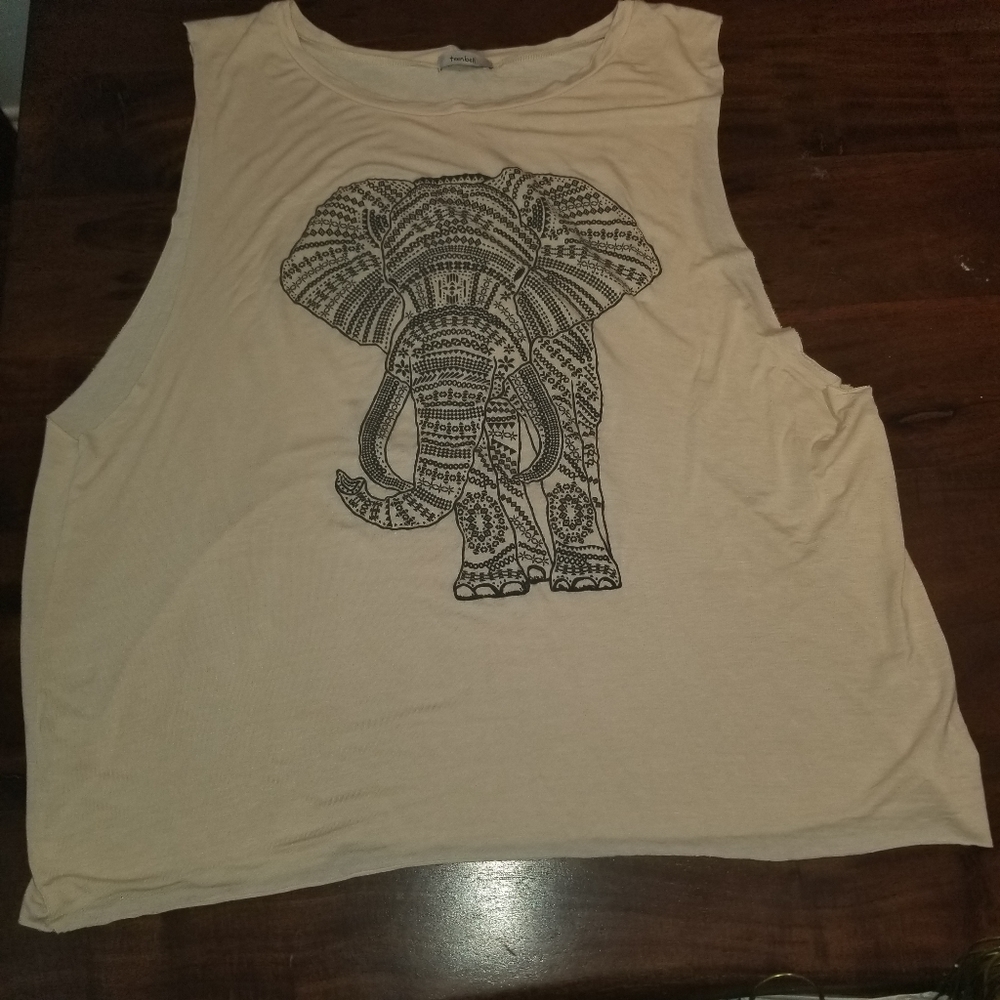 Elephant Tank Top Tee